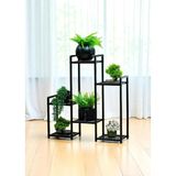 Tr Dekoratif Metal 6 Raflı Saksılık Katlı Dikey Saksı Standı Çiçeklik Bahçe ve Balkon Dekoru Garden