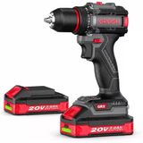 Tr Grogh Grx2022-2 Bmc Kömürsüz Motorlu Şarjlı Darbeli Matkap 20V 2X2ah Çift Akülü 65Nm Profesyonel Vidalama Ve Delme Seti