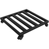 Tr Katlanabilir Metal Bitki Standı, Çıkarılabilir Ayaklı, 25 X 25 Cm, Beyaz, Çiçek Saksısı Ve Akvaryum Altlığı Olarak Çok Yönlü Kullanılabilir, Büyük Bitkiler İçin Sağlam Ve Şık, Kolay