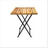 Tr Katlanır Metal Ayaklı Masa Bahçe Kamp Piknik Masası Bistro Masa 60X60x75