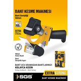 Tr Koli Bant Kesme Makinesi, 50MM Bant Genişliği, Sarı - - - 1 Adet