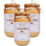 Tr Laçoko 3 kg Isme – Kişiye Özel Şekersiz, Saf, Katkısız Fıstık Ezmesi Glutensiz, Vegan, Doğal Çifte Kavrulmuş Yer Fıstığı Ezmesi (3 Kg) Peanut Butter - 1 kg