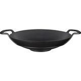 Tr Lava Döküm Wok Tava, Metal Kulplu, 38CM, Siyah - Genel