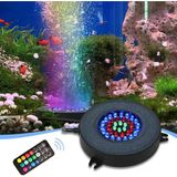 Tr Led Akvaryum Hava Kabarcığı Işık Balık Tankı Hava Perdesi Kabarcık Taş Disk 36 Led'li Süper Parlak Lamba Boncukları, 13 Renk Değişimi, Balık Tankı Dekorasyonu Oksijenasyonu İçin