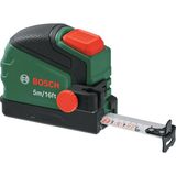 Tr Mezura, Kalem Tutuculu 5 M/16 Ft (Otomatik Kilit; Naylon Kaplamalı Bant; 22 mm Genişlik; Bükülmeden Çekme Uzunluğu 2 M; Ölçek Metrik/inç; Yüksek Doğruluk; Kemer Klipsi; Ergonomik Yumuşak Tutuş)