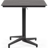 Tr Moon Katlanır Masa 80X80 cm - Bahçe, Balkon, Kafe, Restoran Için, Iç ve Dış Mekan Antrasi