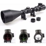 Tr-nikula 3-9x56eg Çift Işık Kırmızı Yeşil Kaynaklı Zoomlu Tüfek Dürbünü