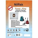 Tr Nilfisk Power King P10 P12 P20 P40 Toz Torbası 20 Adet - Ahşap