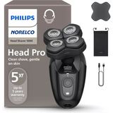 Tr Philips Norelco Tıraş Makinesi Pro 5000 Serisi - Erkekler Ve Kadınlar İçin Kafatası Tıraş Makinesi, Temiz Tıraş İçin 360° Esnek Kafa Ve Rahat Kesim Bıçakları, Cilt Naziği, Model Hs5980/40