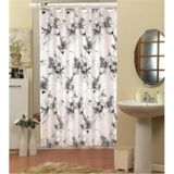 Tr Polyester Su Geçirmez Banyo Duş Perdesi, Tek Ebat, GLSRN182838485868688898, Siyah - Genel