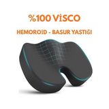 Tr Pride Kuyruk Sokumu Oturma Simidi Minderi Yastığı Visco Ortopedik Yastık Coccxy - Ahşap