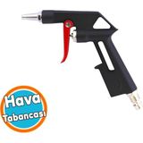 Tr Profesyonel Hava Üfleme Tabancası Kısa Ağızlı Uçlu Temizlik Toz Giderme Kompresör Tabanca - 1 Adet