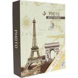 Tr Rabsev Fotoğraf Albümü 10X15CM 200 Lük Eyfel Kulesi Desenli Anı Albümü - Genel