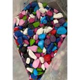 Tr Renkli Dolomit Taşı 1-3 cm 2 kg Dekoratif Bahçe Saksı Taşı - Genel