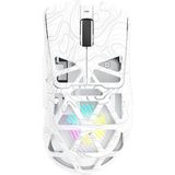 Tr SC620 PAW3311 Sensör 12000 Dpı 1000Hz Kablolu ve Kablosuz Gaming Oyuncu Mouse Desenli Beyaz - Genel