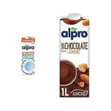 Tr Şekersiz Hindistan Cevizi Bitki Bazlı Içecek 1 L ve Alpro Badem Bitter Çikolata Içeceği 1l - 0,35 lt