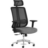 Tr Spark Ofis Sandalyesi Baş Destekli Fileli Sırt Ergonomik Çalışma Koltuğu (Siyah Krom) - Genel