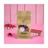 Tr Tealight Mum 200 gr Dekoratif Mumu Kandil Hediyelik Fitilli Mumlar Şamdan Kırmızı Çilek Koku - Çok Renkli - Genel