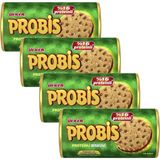 Tr Ülker Probis Proteinli Bisküvi, Kakaolu ve Muzlu Kremalı, 10'lu 280 gr x 4 Adet - 0,10 kg