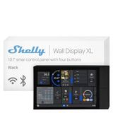 Tr Wall Display Xl Siyah - Wlan Akıllı Ev Kontrol Paneli, Termostat, Entegre 5A Röle, Nötr İletken Gerekli, Çevre Verileri, Kontrol Merkezi, Alexa Ve Google Home