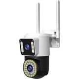 Tr Yamanhobi 4mp Yoosee Çift Lens Ip Kamera - Wıfı Açık Otomatik Izleme, Su Geçirmez Kablosuz Güvenlik Ev Kamerası, Renkli Gece Görüş