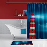 Tr Zethome Redhouse Banyo Duş Perdesi Tek Kanat 1X180X200 - Genel