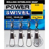 Trabucco Rolling Interlock Snap Klipsli Fırdöndü - No: 18