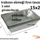 TRABZON EKMEĞİ 15x26 FIRIN TAVASI PUNTALI KÜÇÜK TAŞ FIRIN TAVA