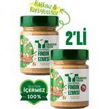 Trabzon Tarım Şekersiz %99.9 Fındık Ezmesi 300G x 2 Adet - 600 gr