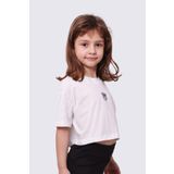 Trabzonspor Bisiklet Yaka Crop T-Shirt