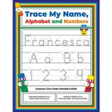 Trace My Name, Alphabet, and Numbers Workbook for Francesca: Letter and Number Tracing with Arrow Guides and Start Dots