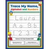 Trace My Name, Alphabet, and Numbers Workbook for Laura: Letter and Number Tracing with Arrow Guides and Start Dots