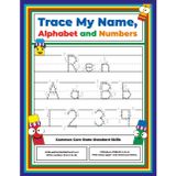 Trace My Name, Alphabet, and Numbers Workbook for Ren: Letter and Number Tracing with Arrow Guides and Start Dots