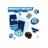 Trade Bazaar Kedi & Köpek Kaydırmaz Örme Çorap | 4'lü Patik Çorap Seti – Pamuklu, Esnek, Kaymaz Tabanlı (Rastgele
