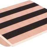 Trademark Innovations Germe ve Dengeleyici Egzersiz Tahtası, 38 cm, Siyah