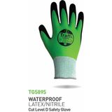 Traffi Gloves Premıum TG5895 Su Geçirmez Lateks/nitril Kesim Seviyesi D Güvenlik Eldiveni -11