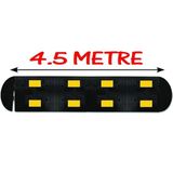 Trafik Kasis Kauçuk Yol Kasisi Hız Kesici Kauçuk Şaseli Kasis 4.5 Metre (50X40 Cm)