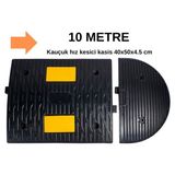 Trafik Plus Kauçuk Hız Kesici Kasis - 50X40X4.5CM- 10 Metre Set - 1 Adet