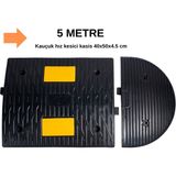 Trafik Plus Kauçuk Hız Kesici Kasis - 50X40X4.5CM- 5 Metre Set