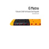 TRAFİKSAN Yüksek Etkili Hız kesici kasis 6 metre set