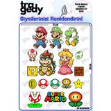 TRAGEDY A4 Boyutunda Ütü ile Kumaşa Yapışan Super Mario - 1 Tasarımlı DTF Baskı