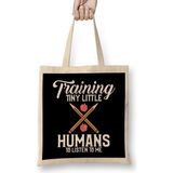 Train Like A Beast Bjj Jiu Jitsu Trainer & Coach Bez Çanta Uzun Saplı - Açık Bej - 40 X 40