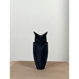 TRAK3D Baykuş Dekoratif Biblo Siyah Black Watcher Edition