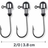 Trakav Jighead Iğne 2/0 3.8 cm Silikon Yem Için Levrek Avı Uyumlu 3’lü Paket - 7