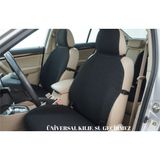 Trakmats Audi A3 2003-2004-2005-2006-2007-2008-2009-2010-2011-2012-2013 Oto Koltuk Kılıfı, 3lü Set, Araba Koltuk Kilimi, Su Geçirmez,leke Tutmaz,pamuklu Yüzey,terletmez,pamuklu Oto Kilim Siyah