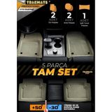 Trakmats Fiat Albea 2004 - 2013 Kesilebilir Pro-Mats Yumuşak Oto Paspas Bej