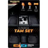 Trakmats Honda CRV 2007 Universal 4D Yeni Üretim Siyah ADK Oto Havuzlu Paspas