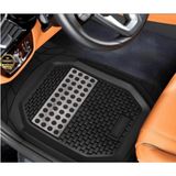 Trakmats Opel Combo 2011-2012-2013-2014-2015-2016-2017 Havuzlu Oto Paspas Orbital Krom Yeni Üretim 3D Araba Paspası Esnek - KROM SİYAH