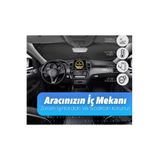 TRAKMATS Volkswagen Caddy 2003-2004-2005-2006-2007-2008-2009-2010 Oto Güneşlik Ön Cam Yuvarlak