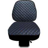 Traktör Koltuk Kılıfı - Tt Tip Koltuk - Siyah Deri- Mavi Dikişli -BB-876 - Tüm Traktörler - Mavi-106